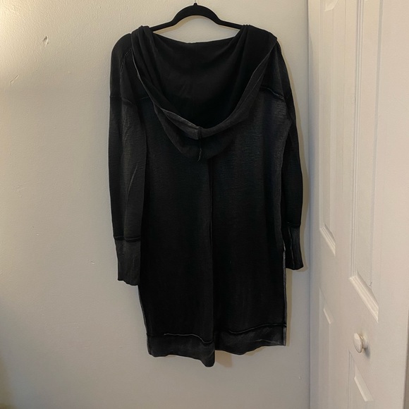 Free People Black Sweatshirt-tunic - Picture 2 of 5